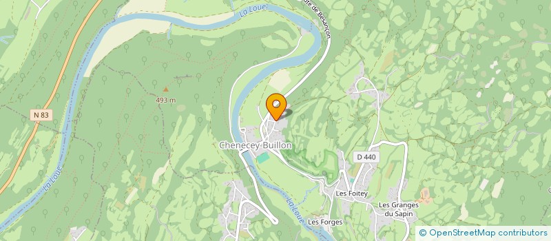 localisation de l'entreprise AR INVEST  CHENECEY-BUILLON