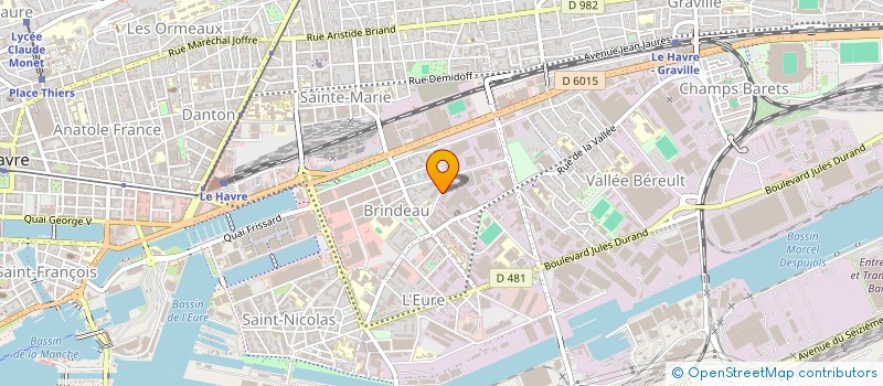 localisation de l'entreprise AR INVEST  LE HAVRE