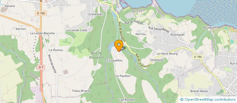 localisation de l'entreprise AR JAZZ  PLOUEZEC