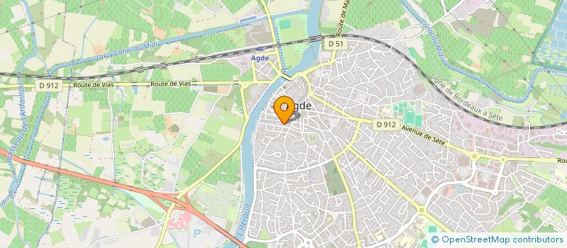 localisation de l'entreprise AR JET à BEZIERS