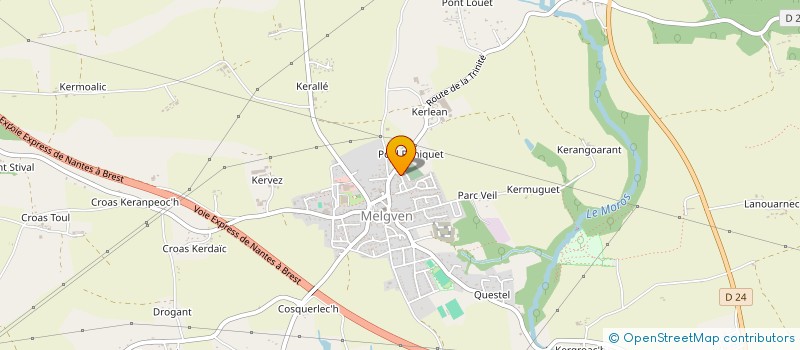 localisation de l'entreprise AR KAZH GOUEZ  MELGVEN