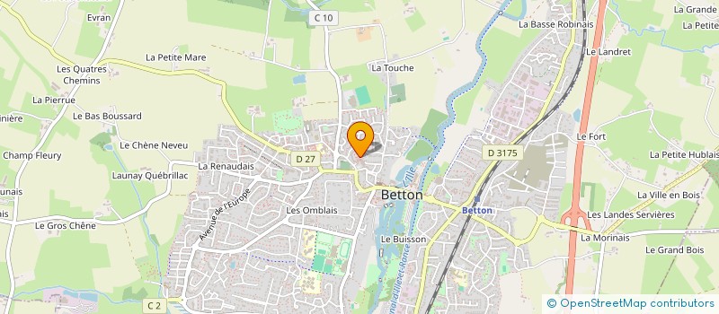 localisation de l'entreprise AR LAOUEN BROC'H  BETTON