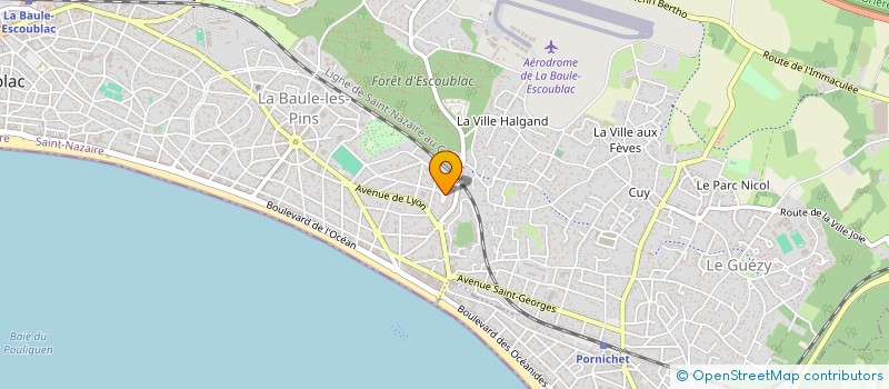 localisation de l'entreprise AR LEVENEZ  LA BAULE-ESCOUBLAC