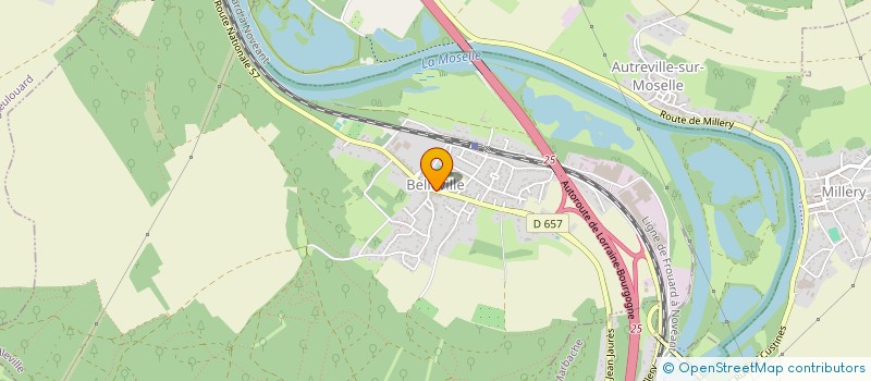 localisation de l'entreprise AR LOCATION  BELLEVILLE