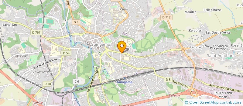 localisation de l'entreprise AR LYNN CORP à GUINGAMP