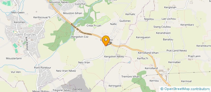 localisation de l'entreprise AR MEIN-HIR  SAINT-EVARZEC