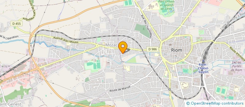 localisation de l'entreprise AR MEN  RIOM