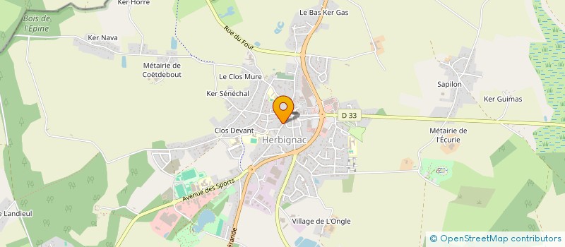 localisation de l'entreprise AR MEN IMMOBILIER à HERBIGNAC