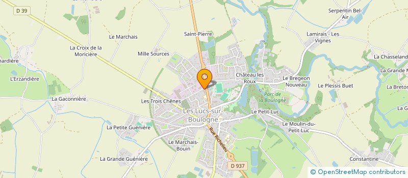 localisation de l'entreprise AR METAL CONCEPTION  LES LUCS-SUR-BOULOGNE