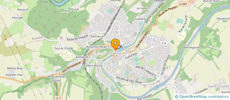 localisation de l'entreprise AR MILINER  CHATEAULIN