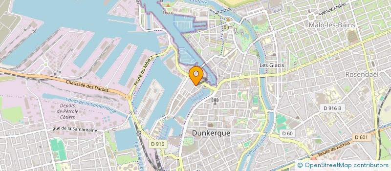 localisation de l'entreprise AR & MO à DUNKERQUE