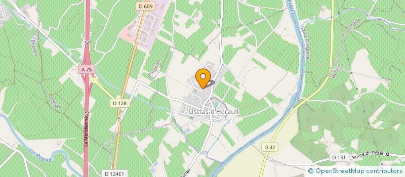 localisation de l'entreprise AR MOBILIER  USCLAS-D'HERAULT