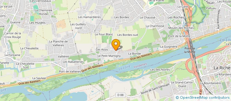 localisation de l'entreprise AR MOBILIER CONCEPT à FONDETTES