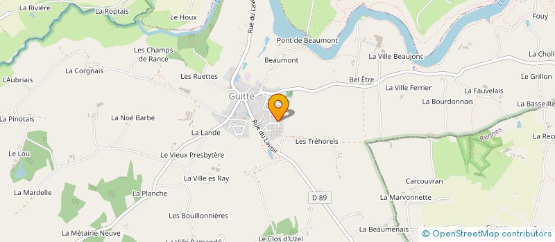 localisation de l'entreprise AR MORREDENN  GUITTE