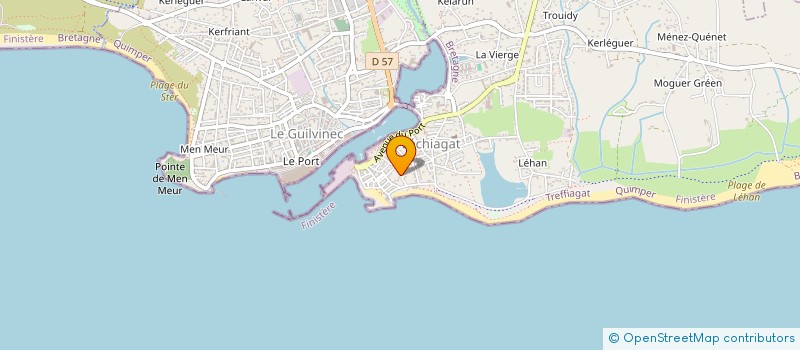 localisation de l'entreprise AR MOUSC'HOARZH  TREFFIAGAT