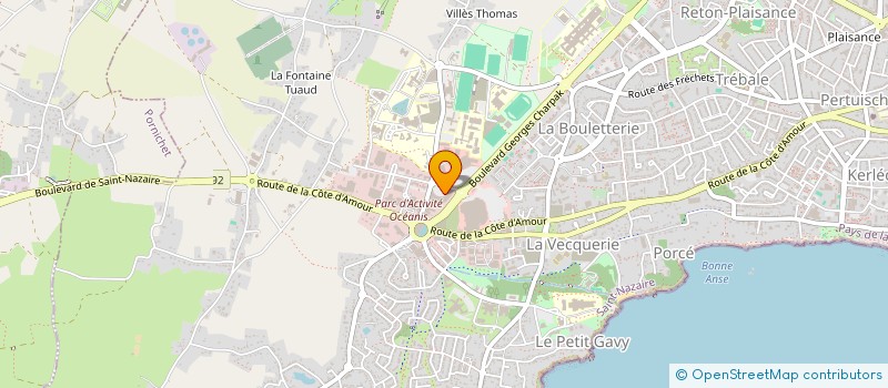 localisation de l'entreprise AR NAT à SAINT-NAZAIRE