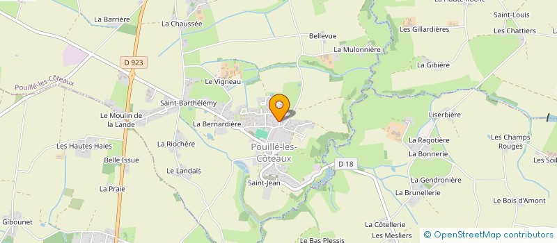 localisation de l'entreprise AR'NOMA  POUILLE-LES-COTEAUX
