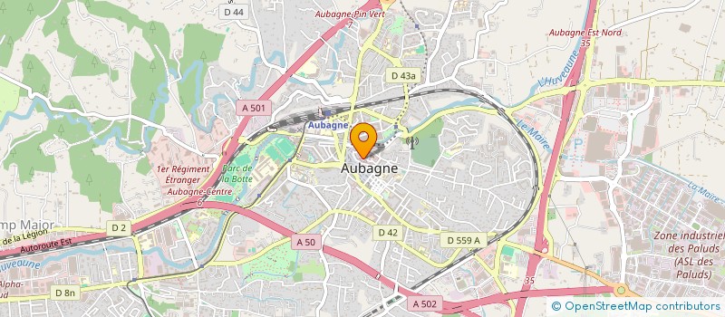 localisation de l'entreprise AR'ONDE  AUBAGNE