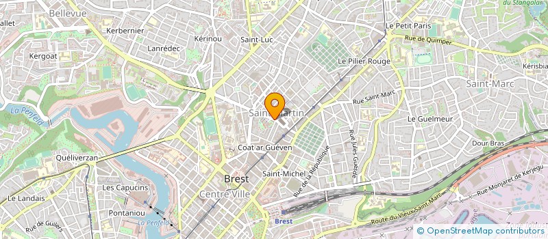 localisation de l'entreprise AR PAOTRED à BREST