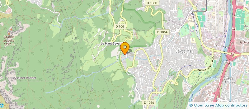 localisation de l'entreprise AR PATRIMOINE à SEYSSINS