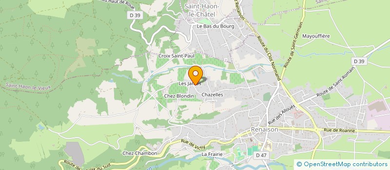 localisation de l'entreprise AR PATRIMOINE  RENAISON