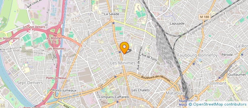 localisation de l'entreprise AR PATRIMOINE  TOULOUSE