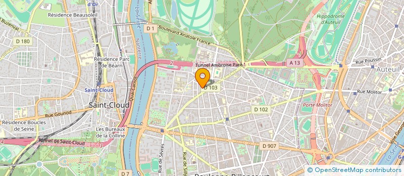 localisation de l'entreprise AR PEN CASTEL à BOULOGNE-BILLANCOURT