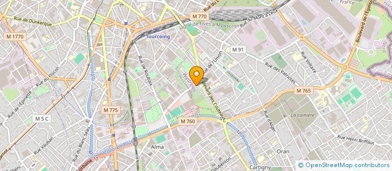 localisation de l'entreprise AR PHONE à WATTRELOS