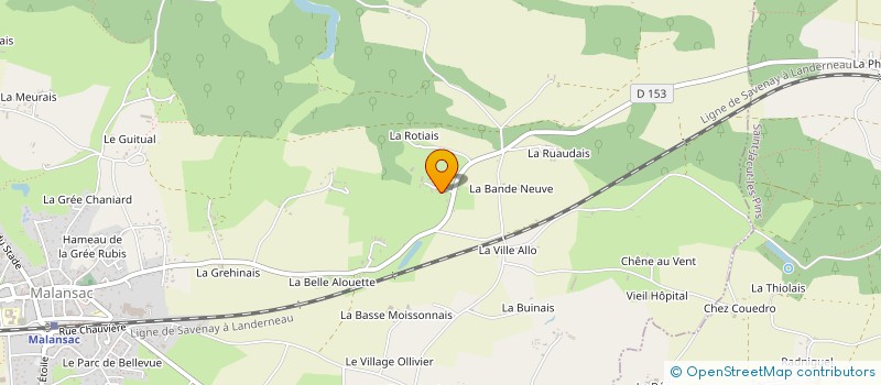 localisation de l'entreprise AR PIKOLENN DOUAROU à MALANSAC