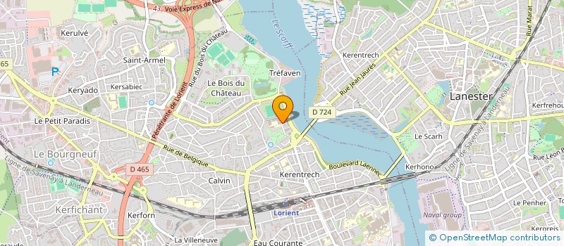 localisation de l'entreprise AR PLIJADUR à LORIENT