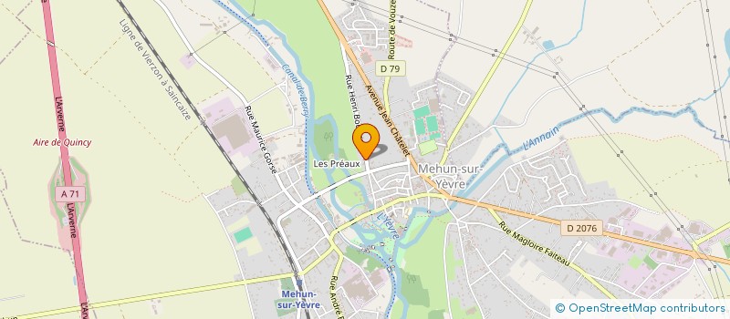 localisation de l'entreprise AR PLOMBERIE  MEHUN-SUR-YEVRE