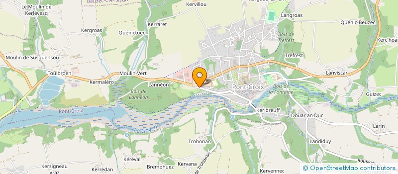 localisation de l'entreprise AR PONT  PONT-CROIX