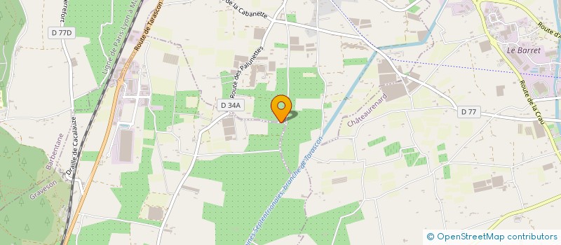 localisation de l'entreprise AR PRAT  ROGNONAS