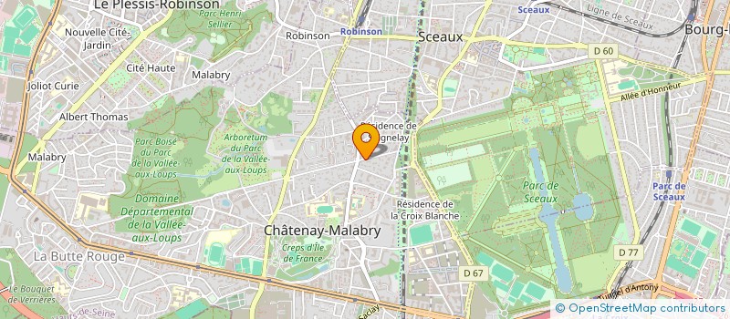 localisation de l'entreprise AR PREMIUM  CHATENAY-MALABRY