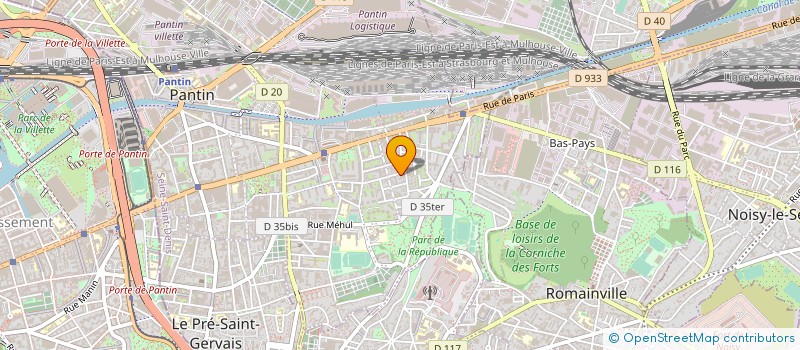 localisation de l'entreprise AR-RA à PANTIN
