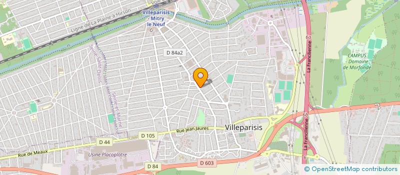 localisation de l'entreprise AR RAVALEMENT à VILLEMOMBLE