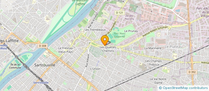 localisation de l'entreprise AR REAL ESTATE  SARTROUVILLE