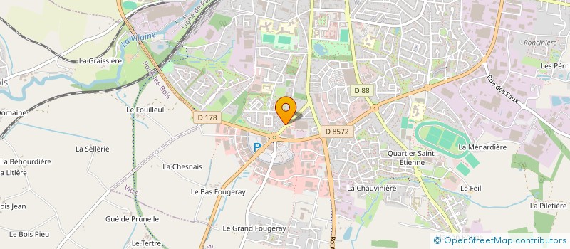 localisation de l'entreprise AR SAPREG  VITRE