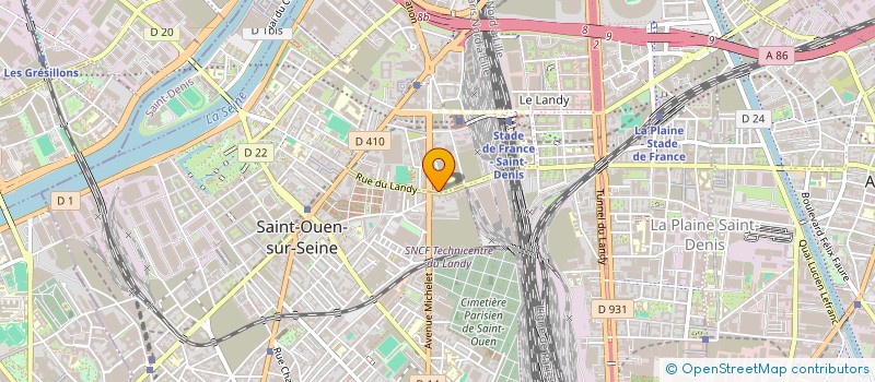 localisation de l'entreprise AR SASU à SAINT-DENIS
