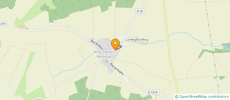 localisation de l'entreprise AR SCI à ARCY-SAINTE-RESTITUE