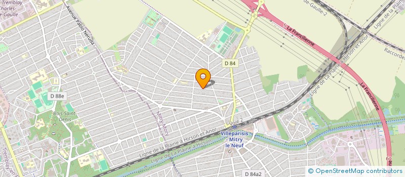 localisation de l'entreprise AR SERVICE  MITRY-MORY