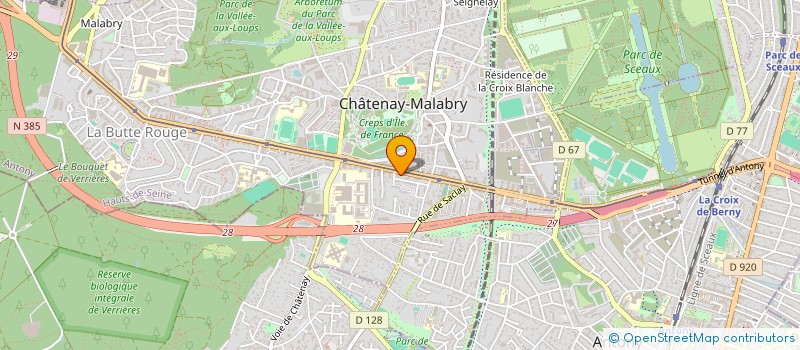 localisation de l'entreprise AR SERVICES à CHATENAY-MALABRY