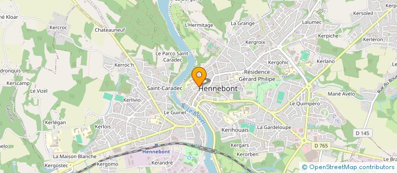 localisation de l'entreprise AR SKLERIJENN  HENNEBONT