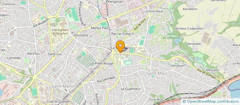localisation de l'entreprise AR SKOL VREZONEG à BREST