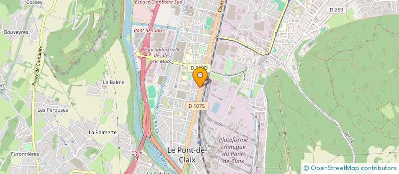 localisation de l'entreprise AR SOLUTIONS à LE PONT-DE-CLAIX
