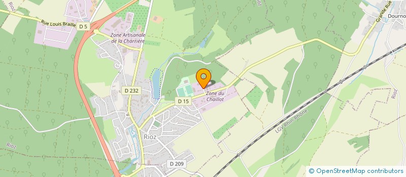 localisation de l'entreprise AR.TECH à RIOZ