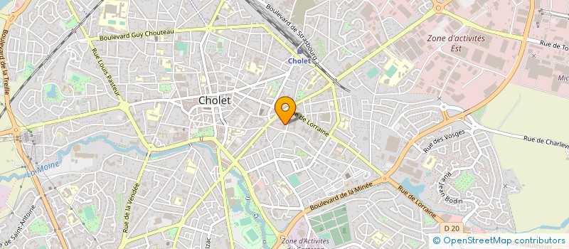localisation de l'entreprise AR&TECH à CHOLET