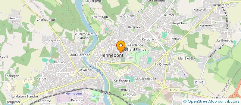 localisation de l'entreprise AR TI SIMON  HENNEBONT