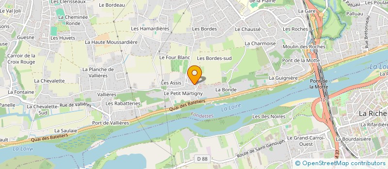 localisation de l'entreprise AR TIM&JUL IMMO  FONDETTES