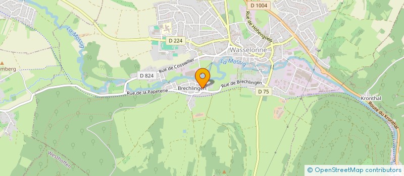 localisation de l'entreprise AR TOITURE à WASSELONNE